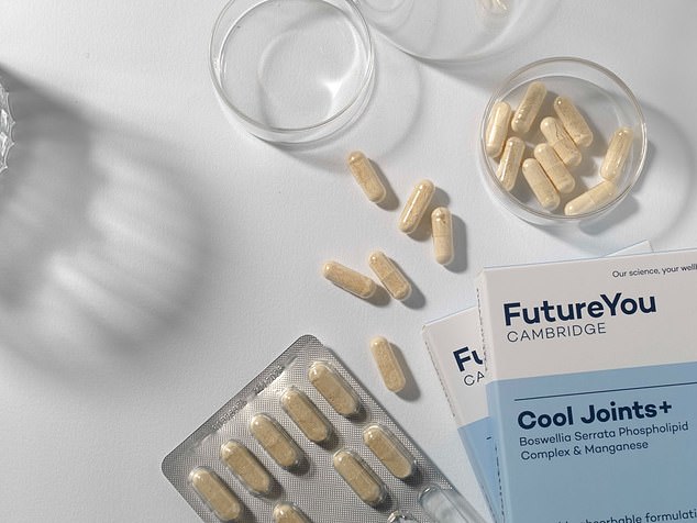 Cool Joints+ contains a combination of manganese, sunflower lecithin and Boswellia serrata, a natural extract from the Indian frankincense tree.