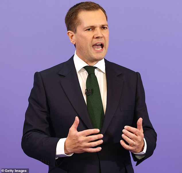 Tory leadership contender Robert Jenrick, pictured earlier this month, has revealed how he took the weight loss drug Ozempic